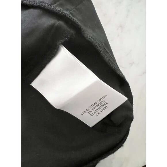 Banana Republic Shirt Dress - Black - Size 8 Petite - Picture 7 of 8